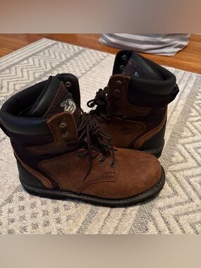 Georgia Boot Brookville Waterproof Work Boot G9134 Pre Owned 10.5 M